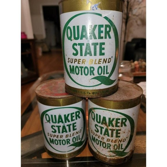 Vintage Oil  Quaker State Super Blend Motor Oil - Picture 2 of 4